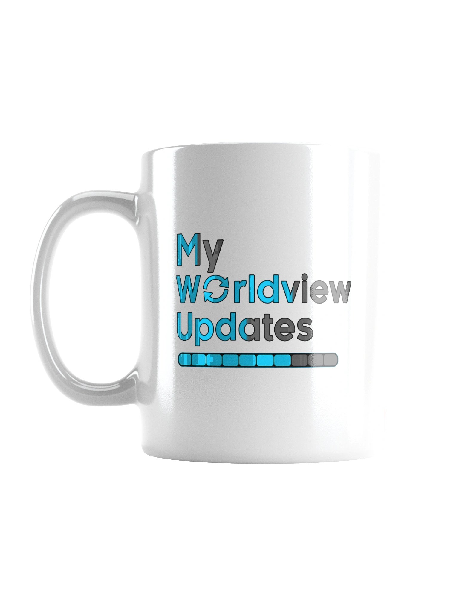My Worldview Updates - White Glossy Mug product image (1)