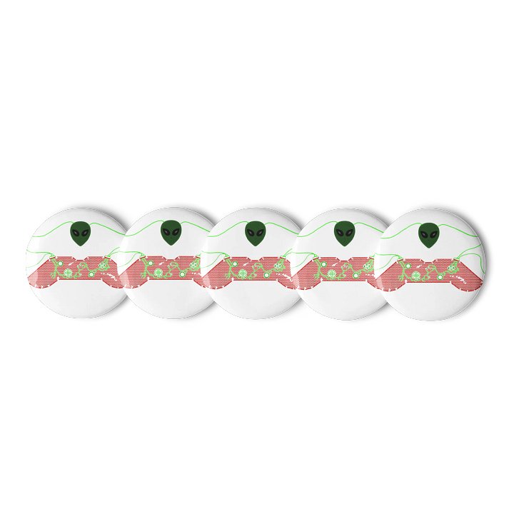 Alien Circuit Gaming Pin Buttons Set product image (1)
