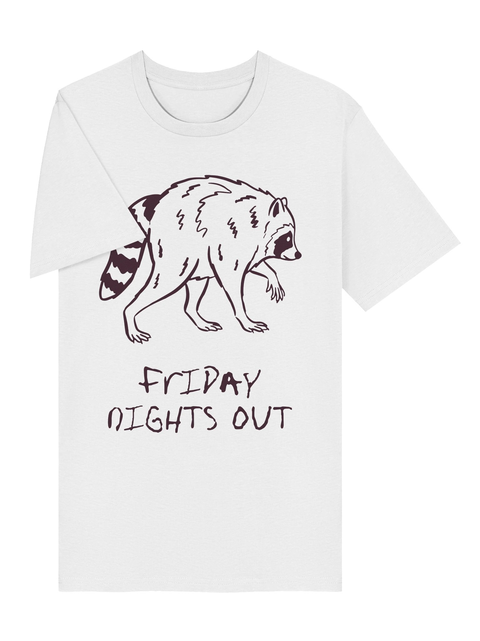 Friday Nights Out Raccoon Tee product image (2)