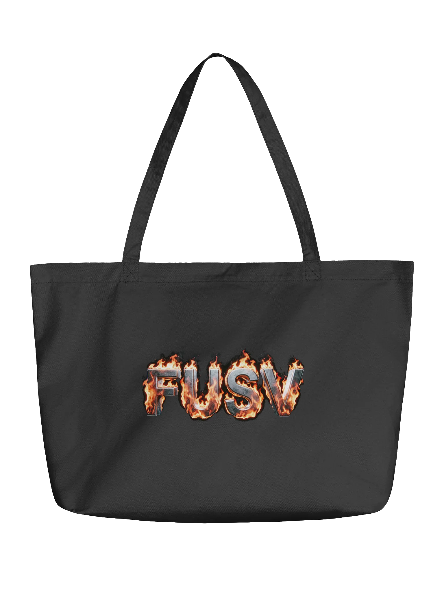 FUSV Flame Logo Organic Tote product image (2)