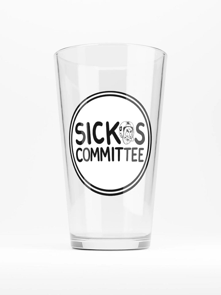 Sickos Committee Logo Shaker Pint Glass product image (1)