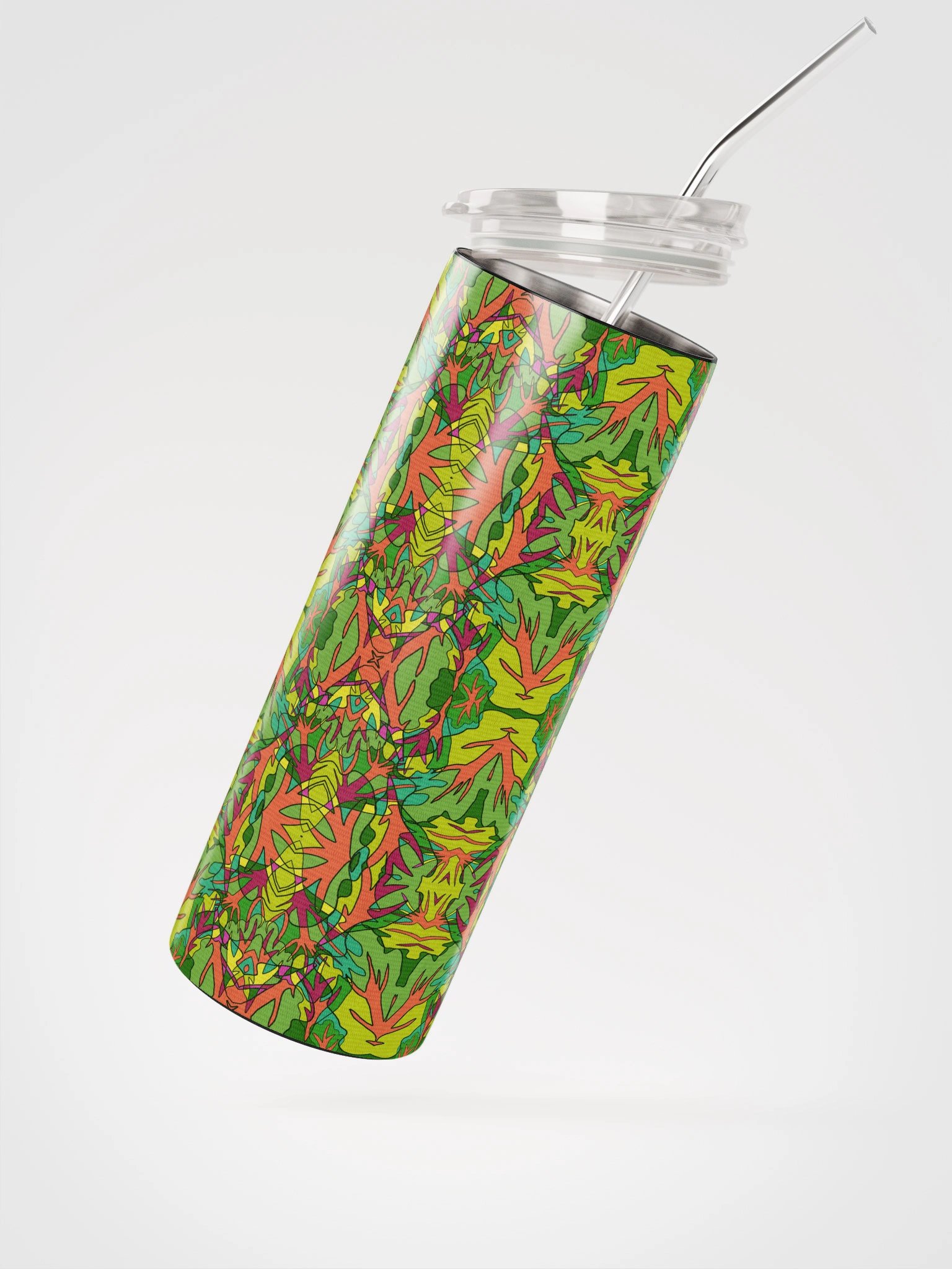 Spinach Tangle – Stainless Steel Tumbler, 20 oz product image (3)
