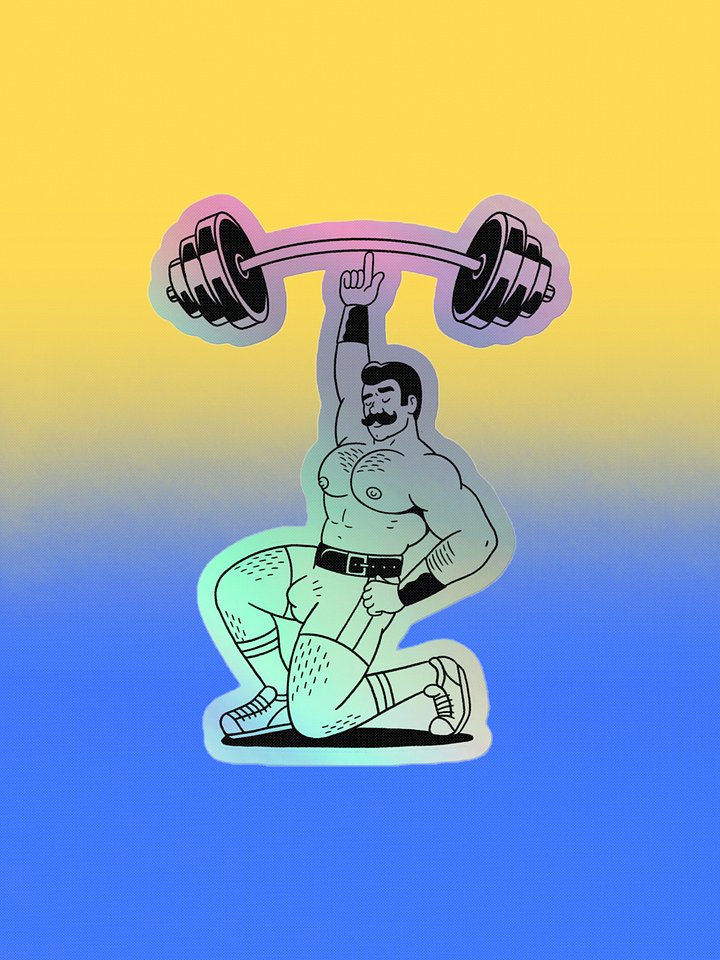 PIECE OF CAKE! Holographic Sticker product image (1)