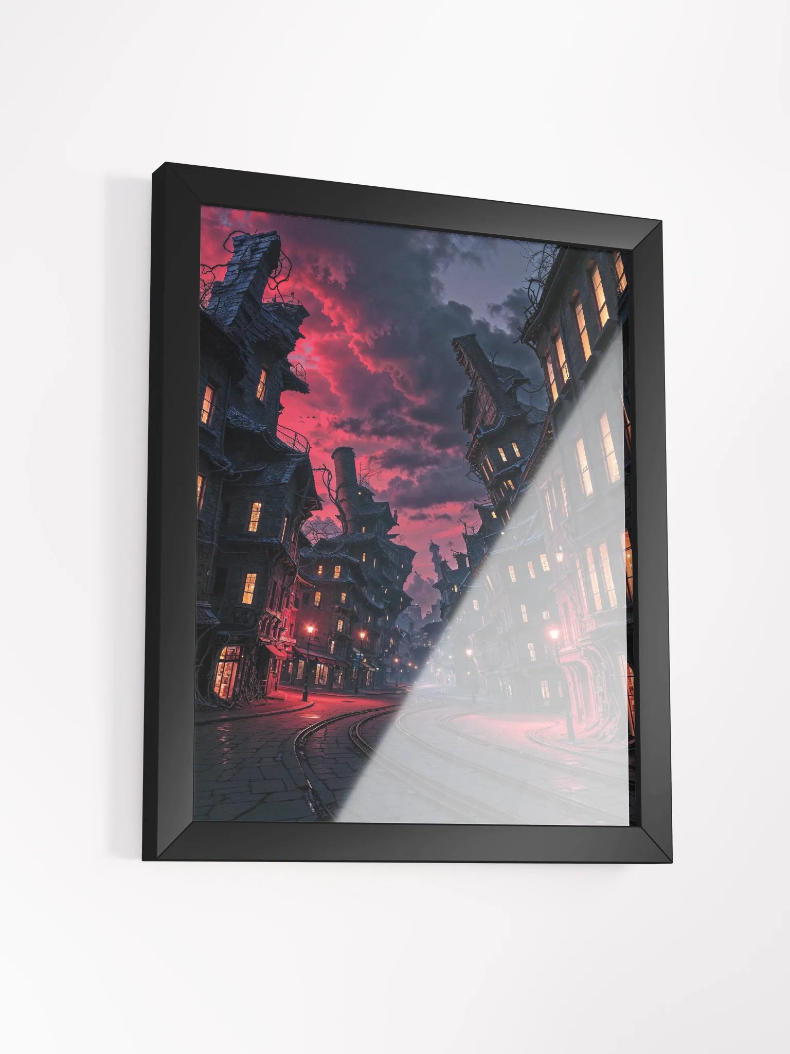 Twilight on Ashen Row Framed Print product image (13)