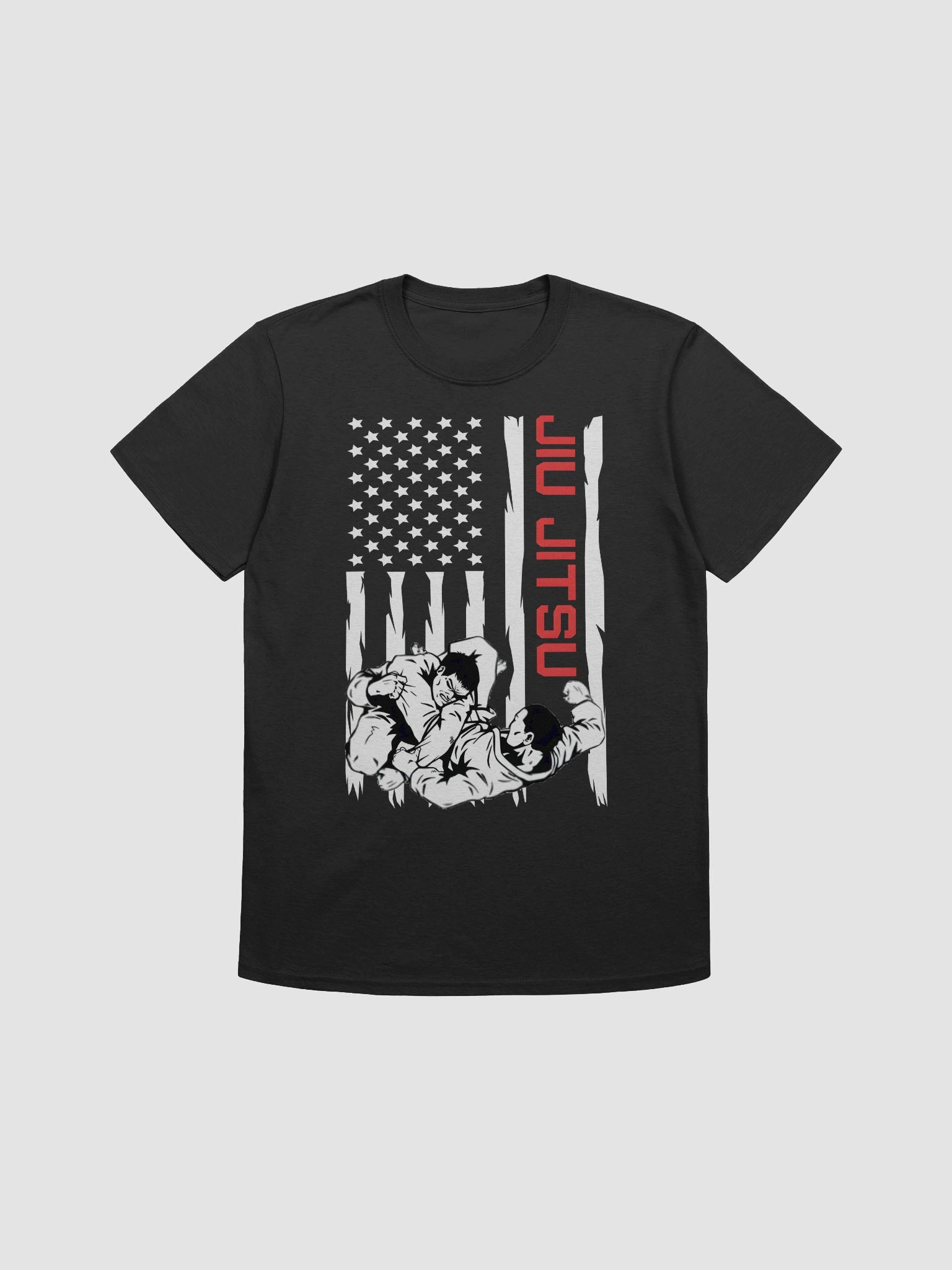 American Flag Jiu Jitsu T-Shirt product image (1)