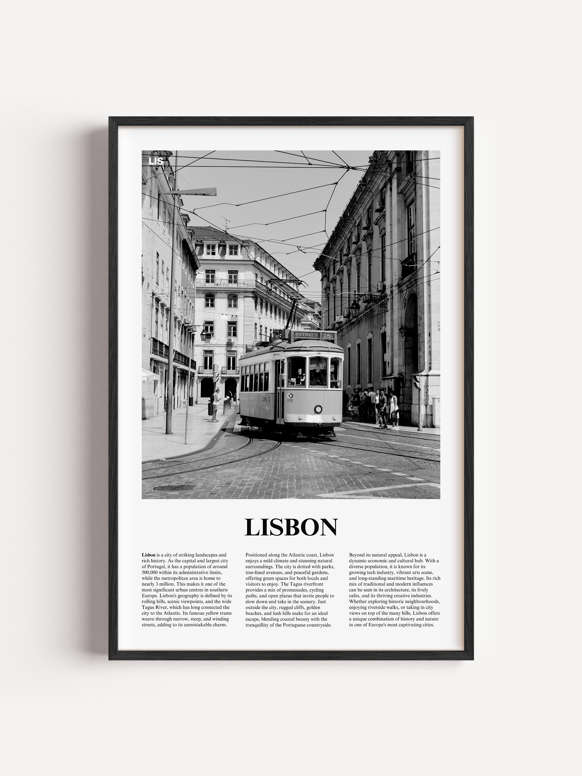 Lisbon 02 Newspaper Poster product image (1)