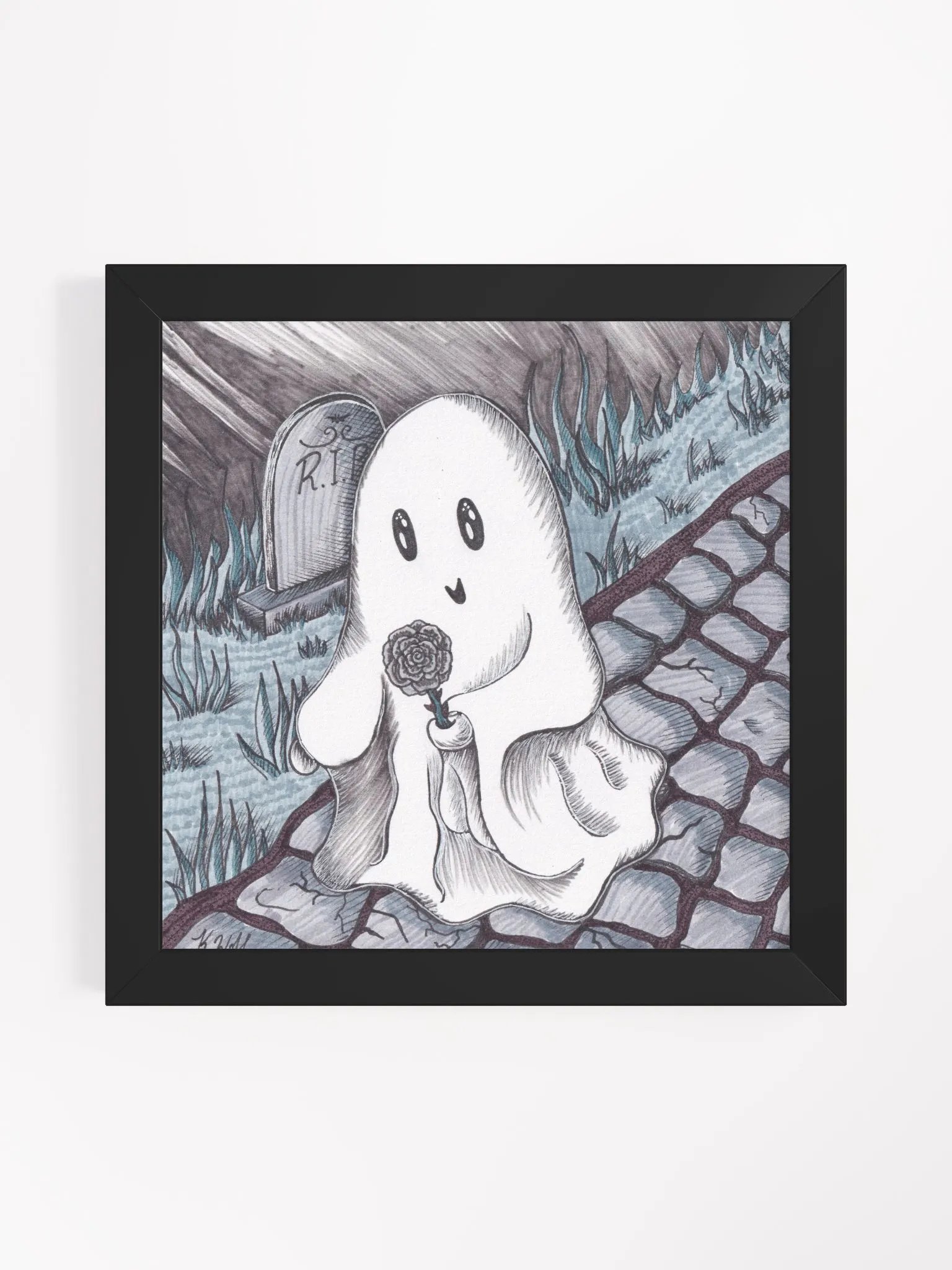 Rose Ghost Framed Poster product image (2)