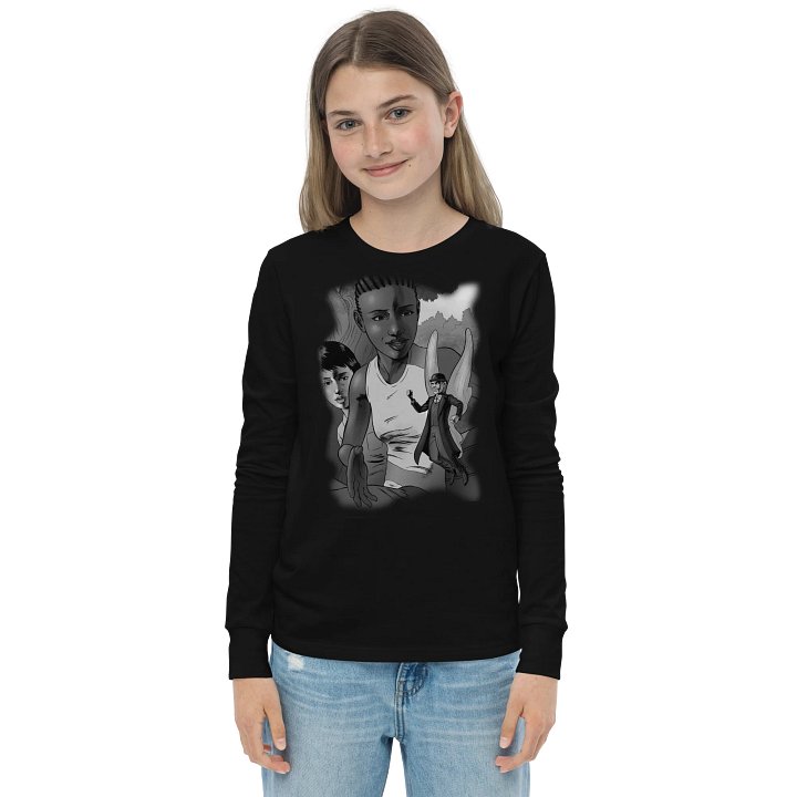 The Great American Fairy Hoax - Fay & Iris - Bella+Canvas Youth Long Sleeve T-Shirt product image (1)