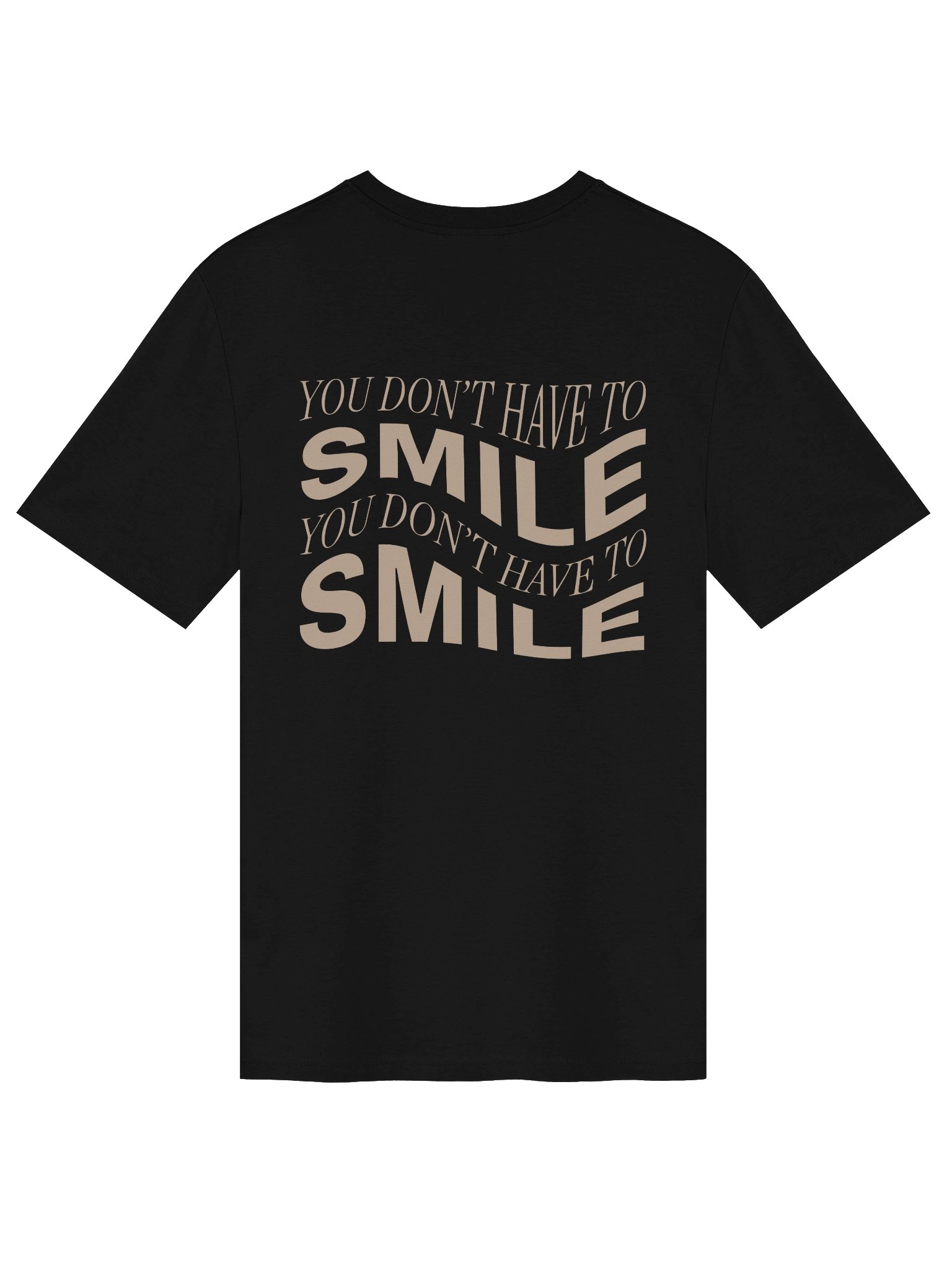 SMILE Organic Ribbed Crew-Neck T-Shirt product image (2)