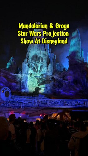 New Star Wars Projection show at Disneyland for the Mandalorian and Grogu movie

This has been added to the show Shadow of Me...