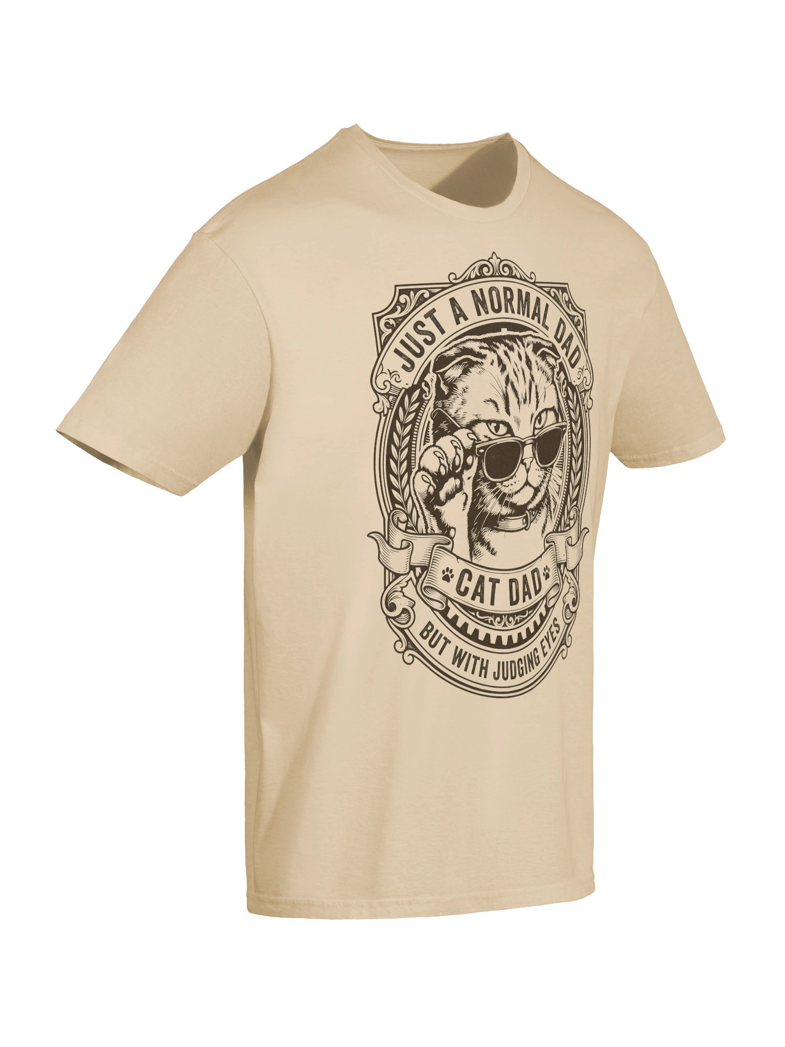 Judging Eyes Cat Dad T-Shirt product image (21)