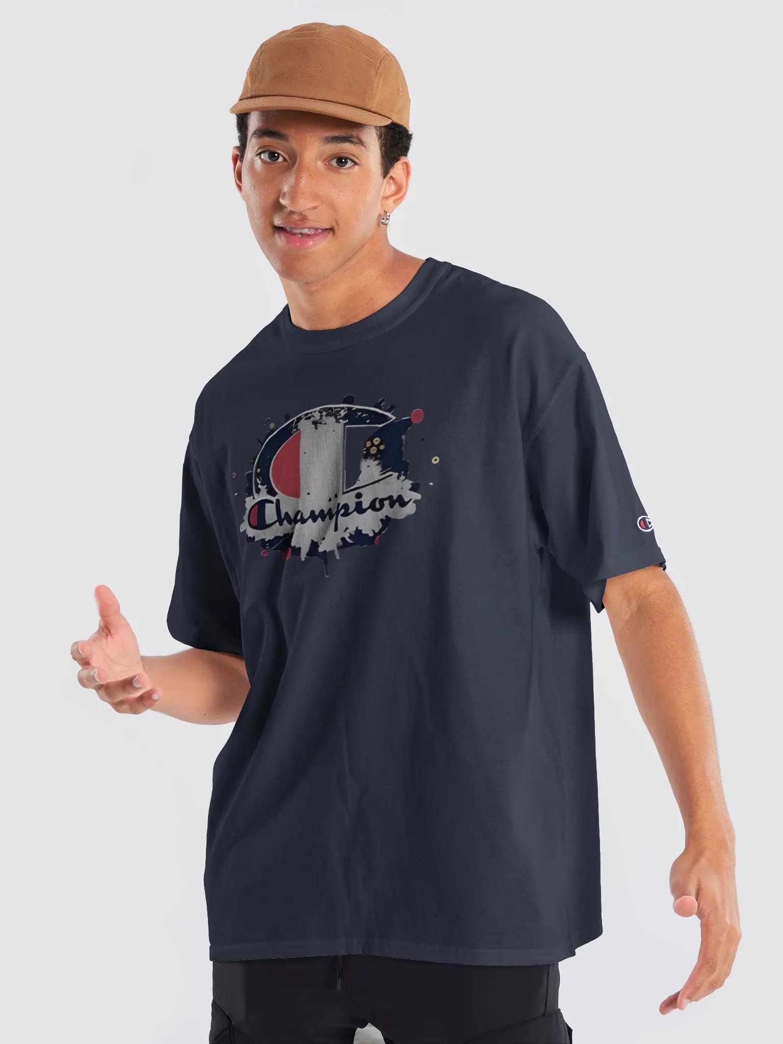 Champion Splatter Script T-Shirt product image (29)