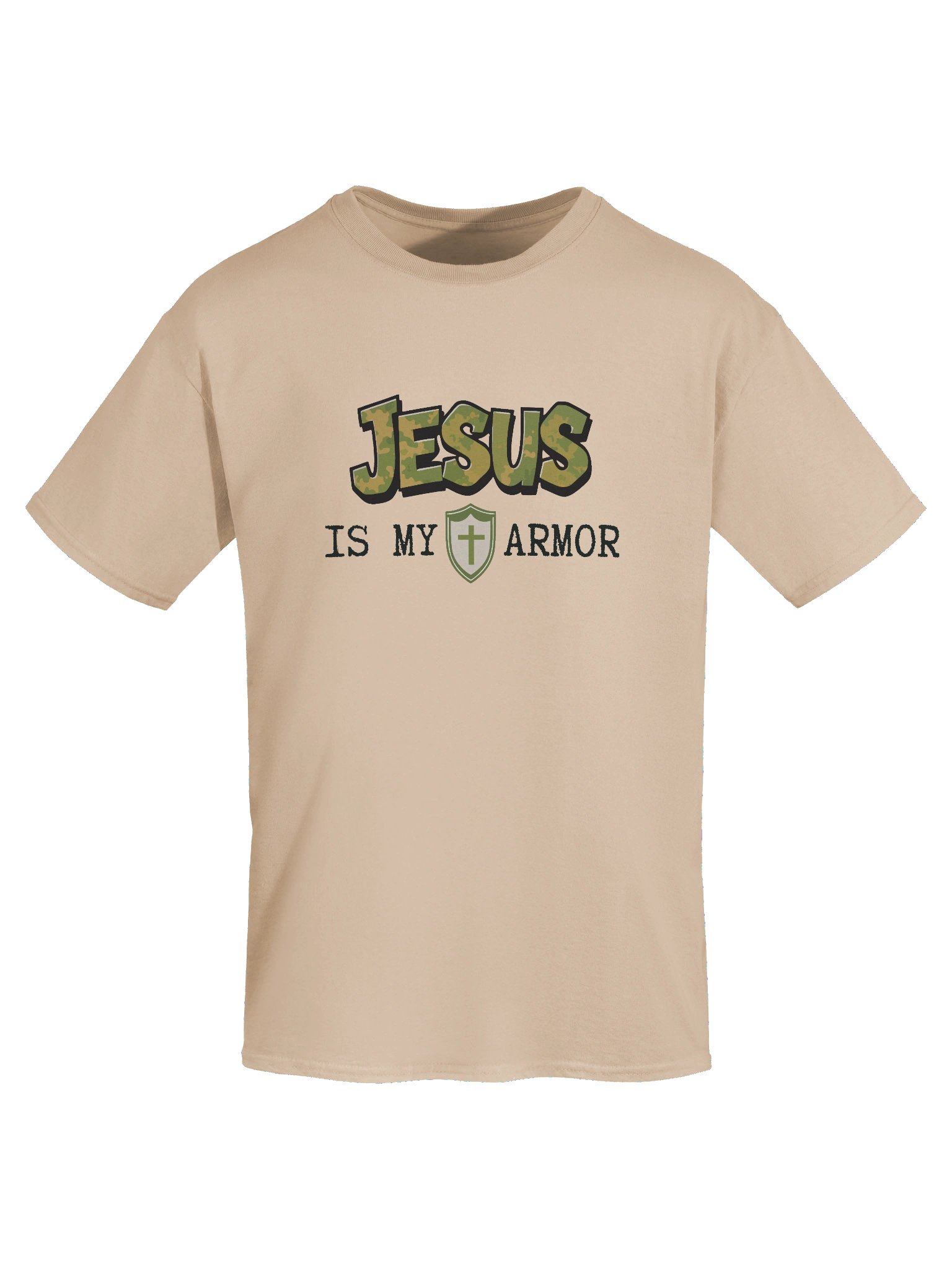 Jesus Is My Armor Camo Streetwear T-shirt product image (53)