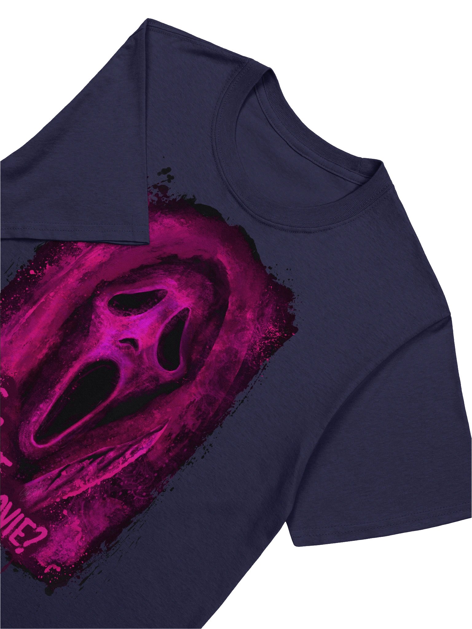 Pink Ghost Face Tee product image (63)