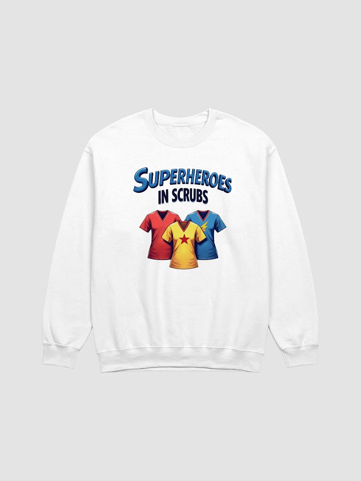 Superheroes in Scrubs Crewneck Sweatshirt product image (2)