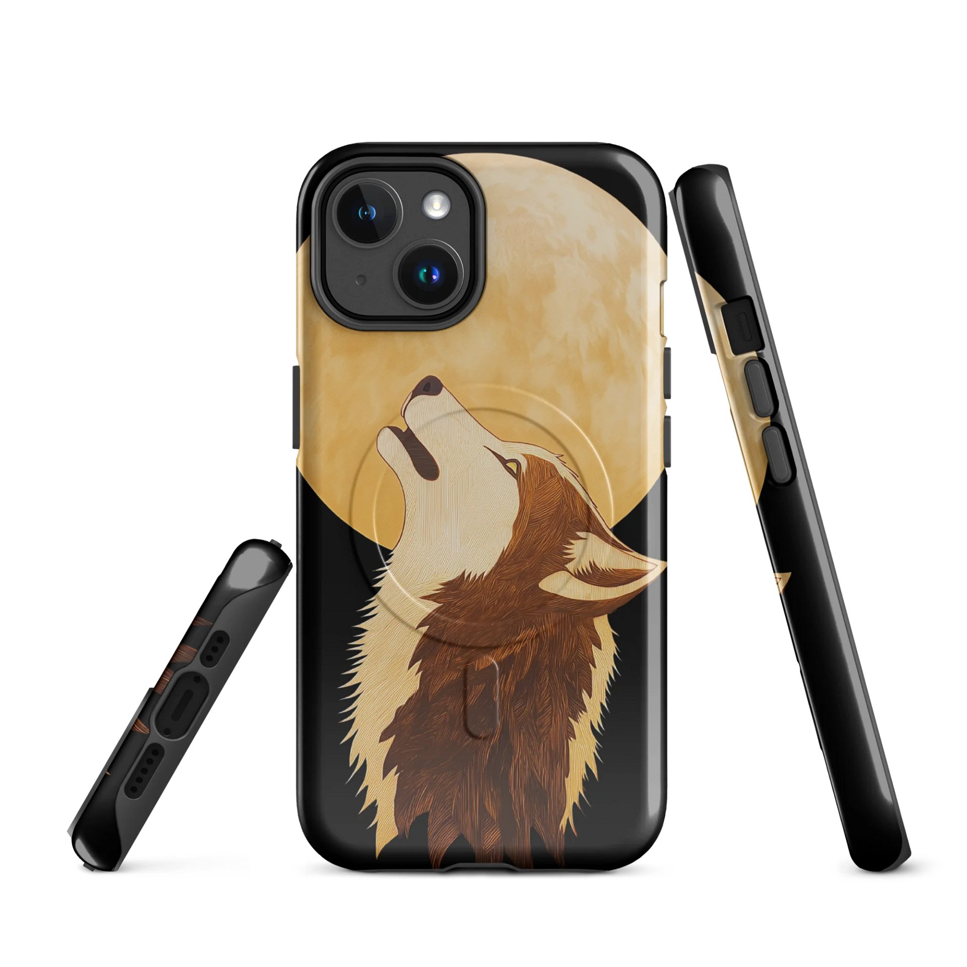 Howling Wolf iPhone® MagSafe® Tough Case product image (1)