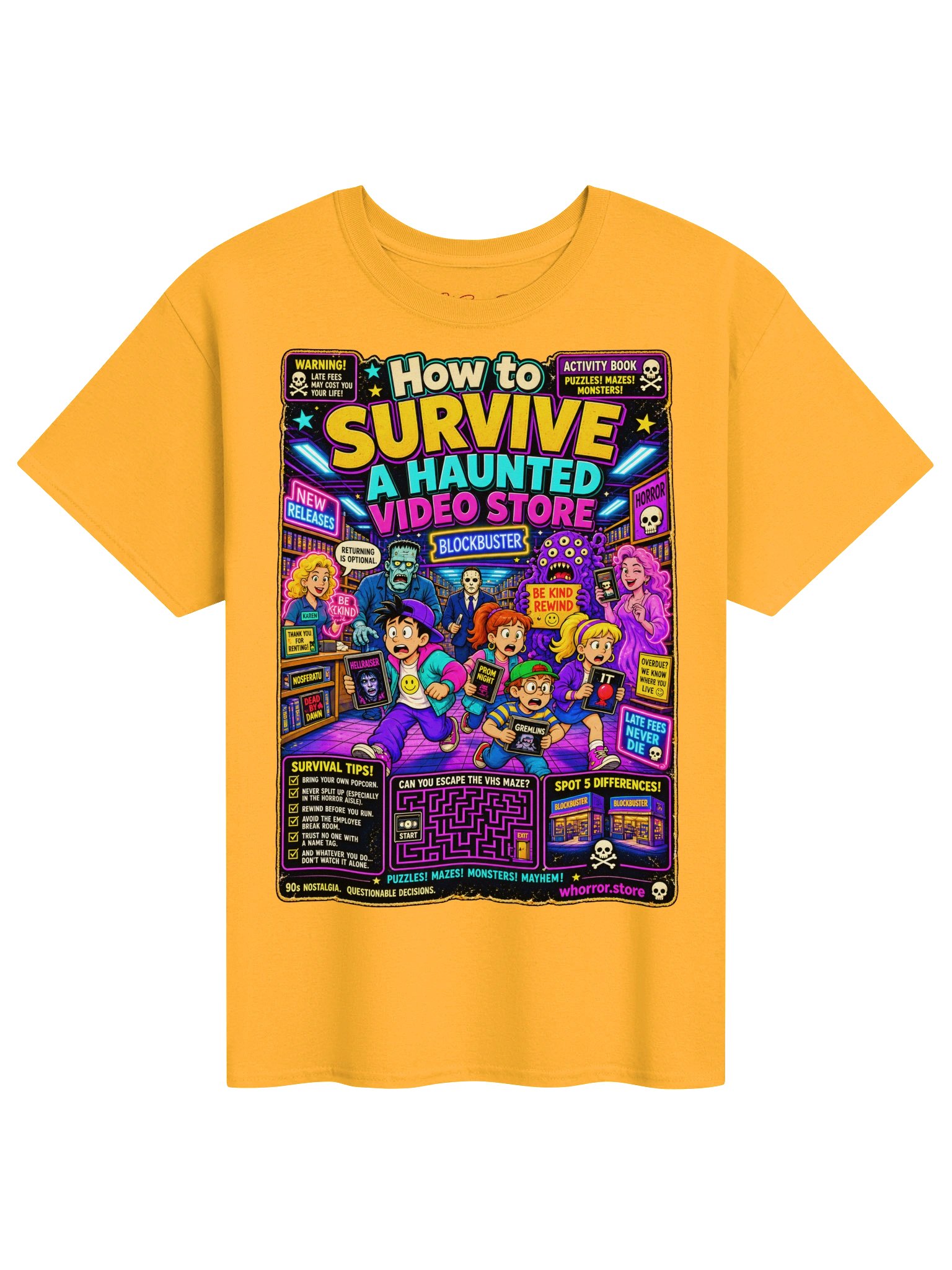 Haunted Video Store Tee product image (81)