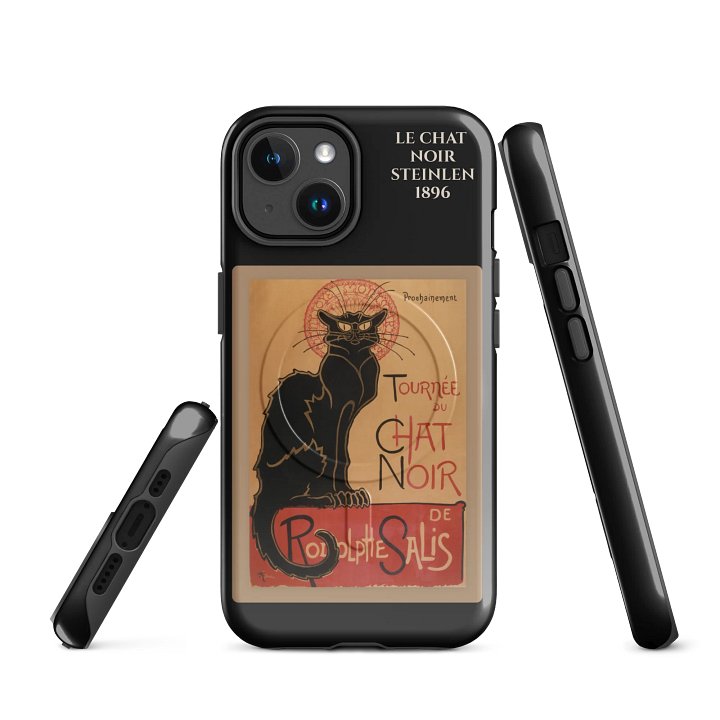 Le Chat Noir (Steinlen, 1896) iPhone® MagSafe® Tough Case product image (1)
