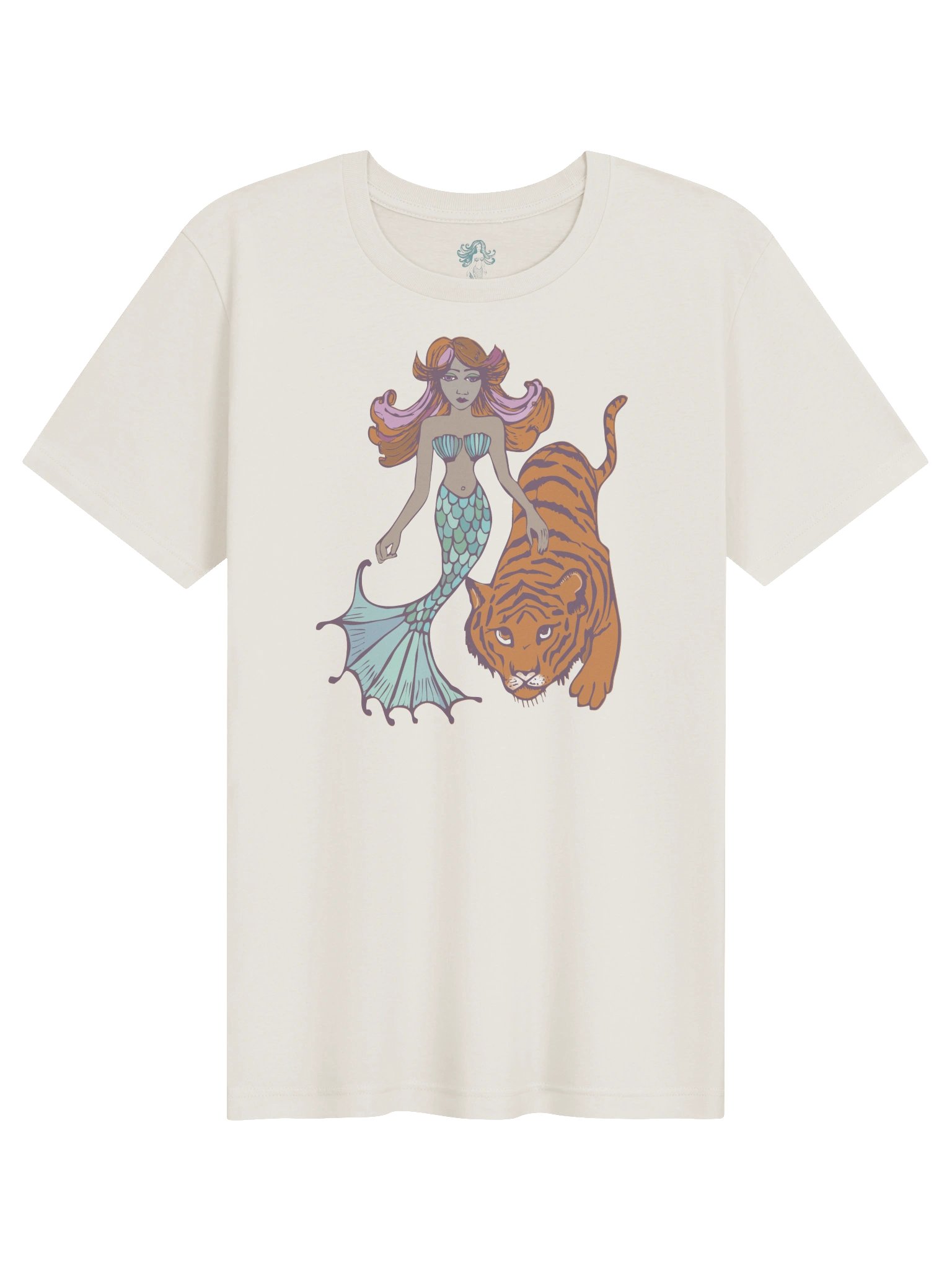 Unisex Mermaid Tiger T-shirt product image (1)