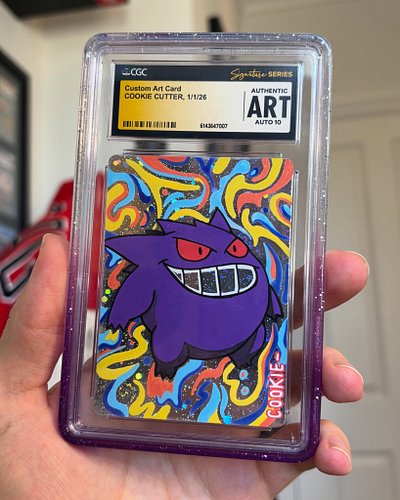 Gengar custom sketch cgc art slab by @mattsworlds 
Dm for enquiry’s 

cgcsignatureseries