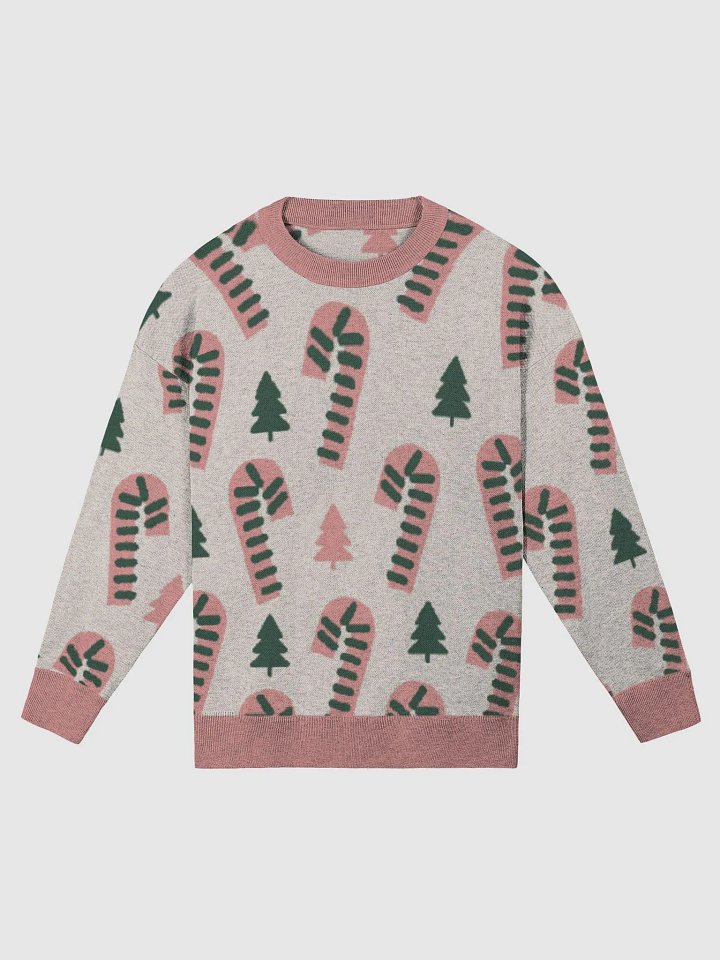 Candy Cane Bliss Relaxed Sweater product image (4)