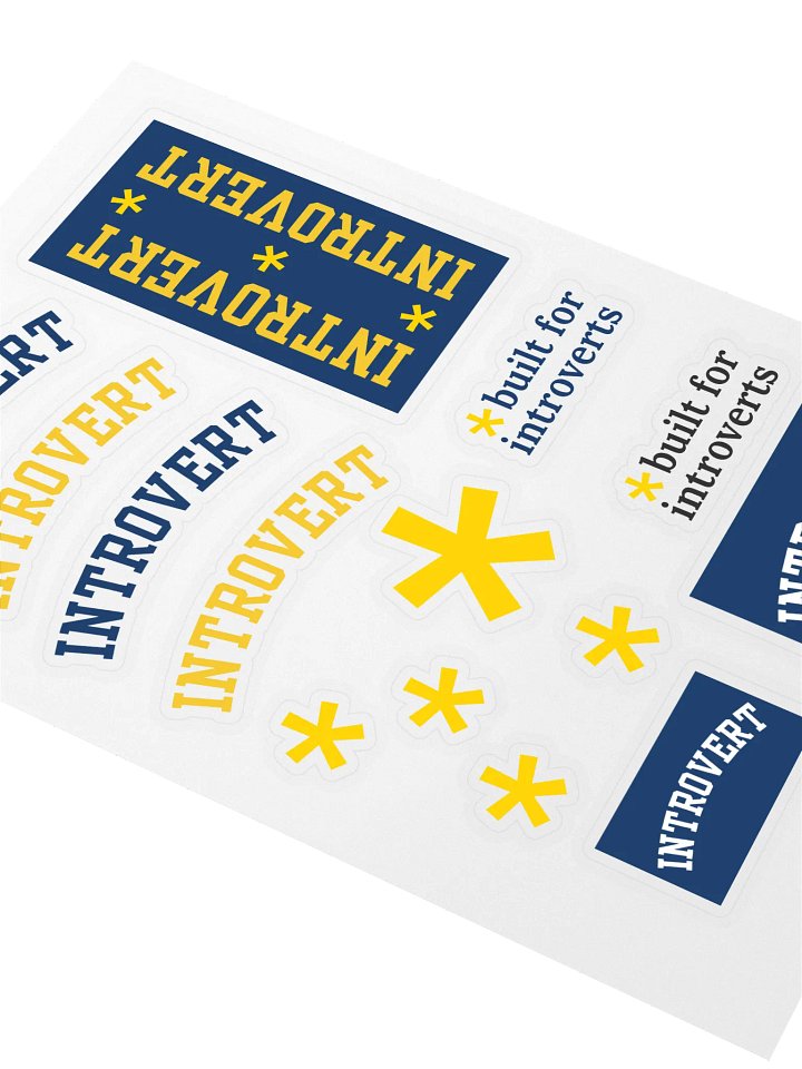 Introvert Sticker Set product image (2)