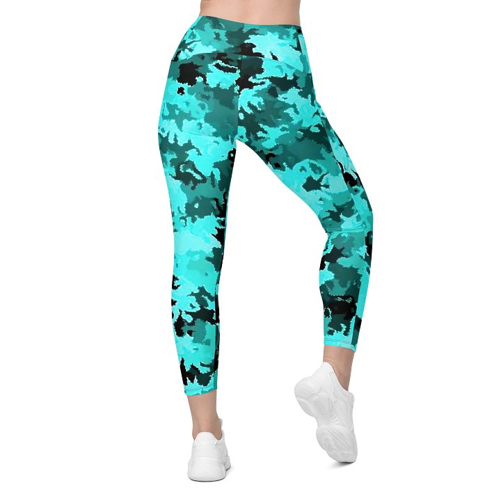 Teal Leggings with Pockets product image (2)