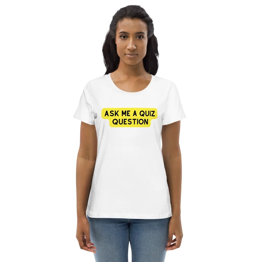 Quiz Question Fitted T-Shirt product image (19)