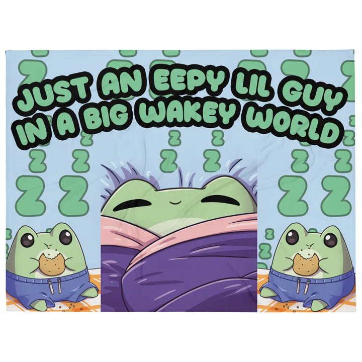 Just a eepy lil guy Blankie product image (1)