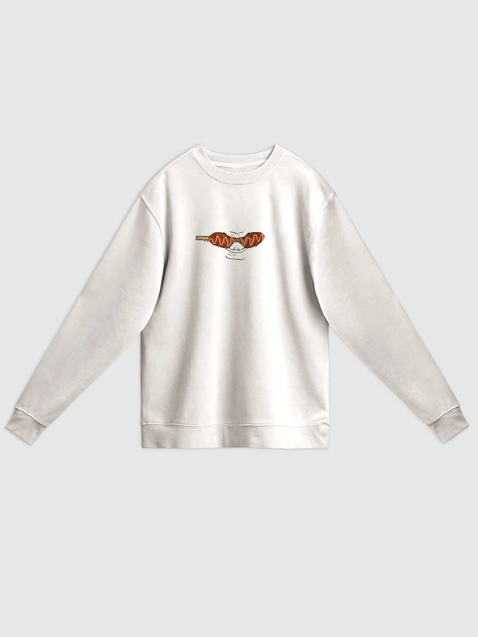 Eating Corn Dog Unisex Sweater - Independent Trading Co. product image (1)
