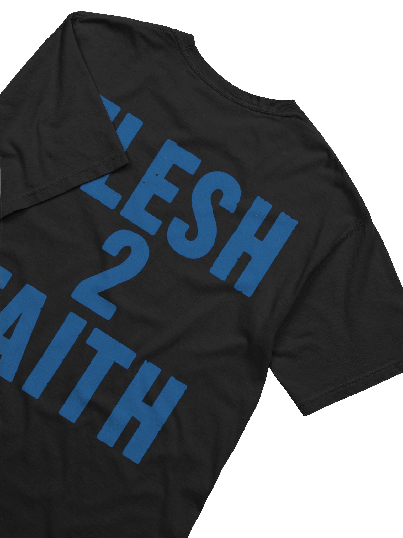 From Flesh 2 Faith — Logo Tee (Blue) product image (6)