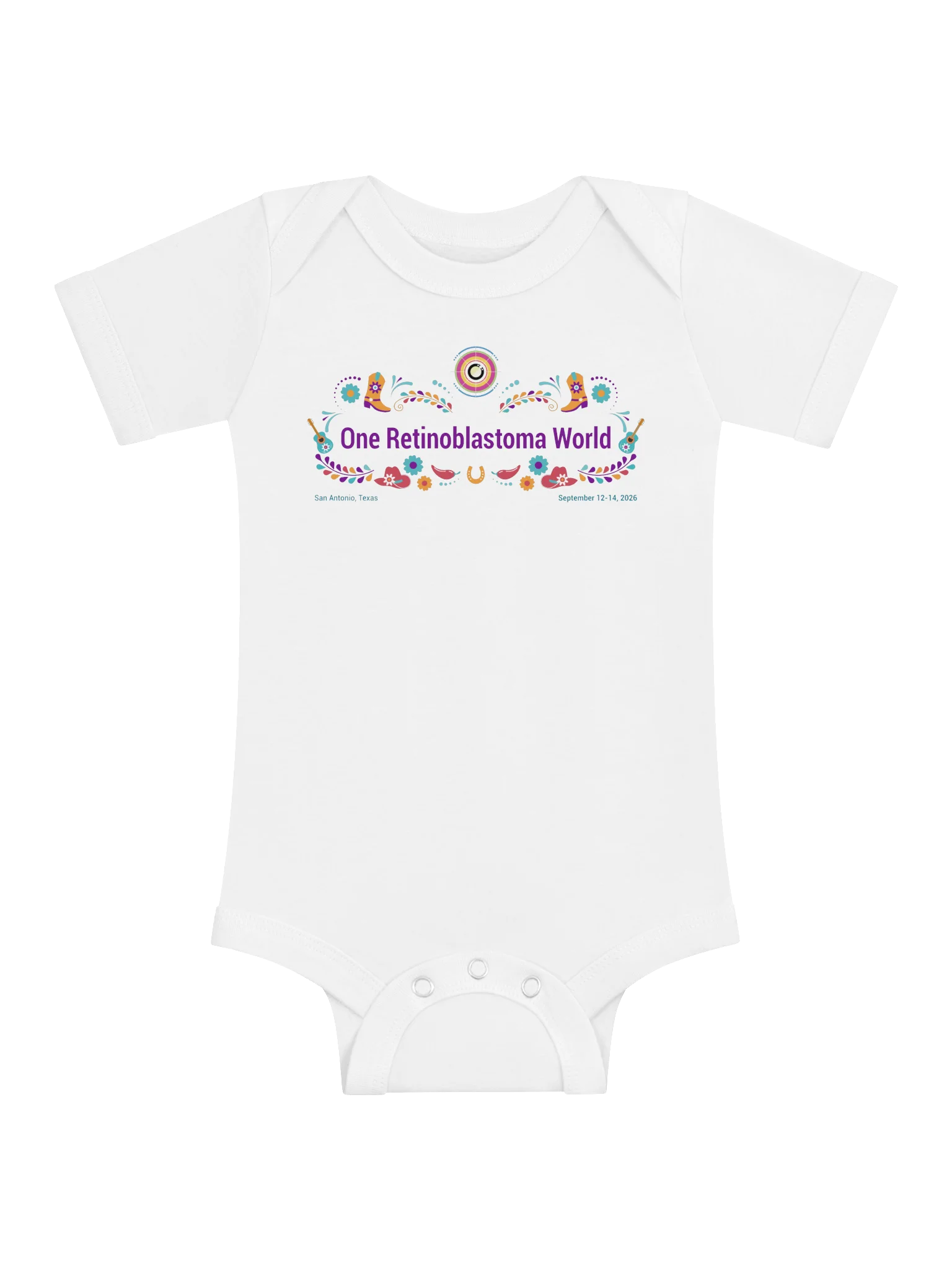 One Rb World 2026 Fiesta Design - Baby Onesie product image (1)