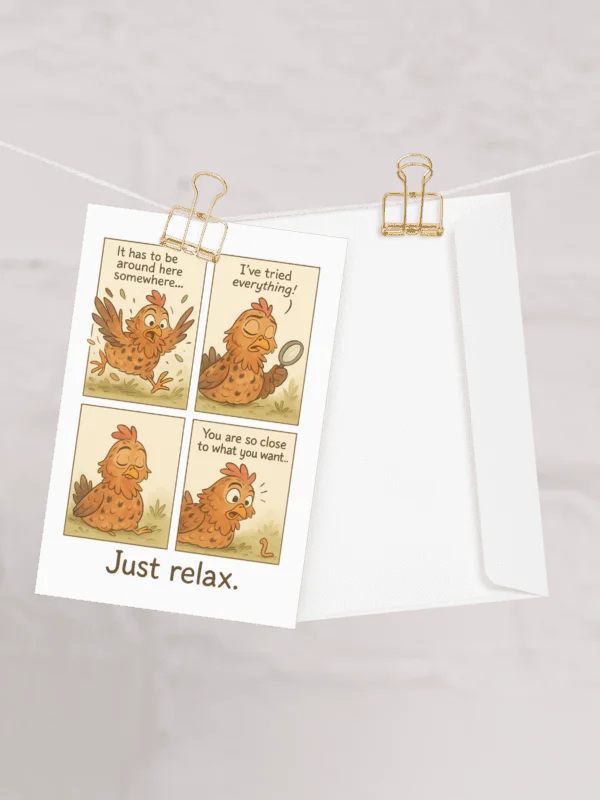 Just Relax - Card product image (1)