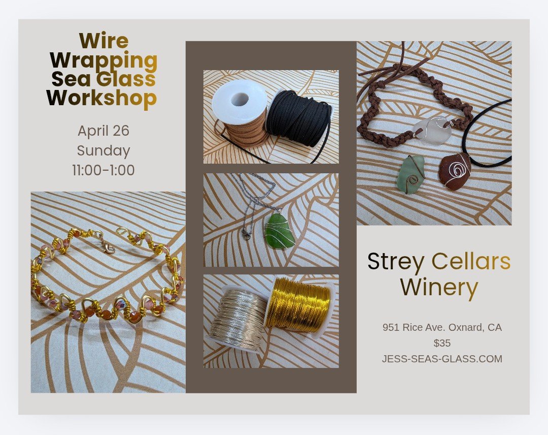 Wire Wrapping Sea Glass Workshop product image (1)