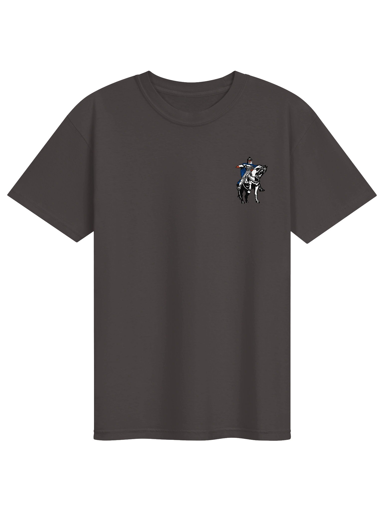 Blue-Caped Knight Embroidered Heavyweight Tee product image (1)