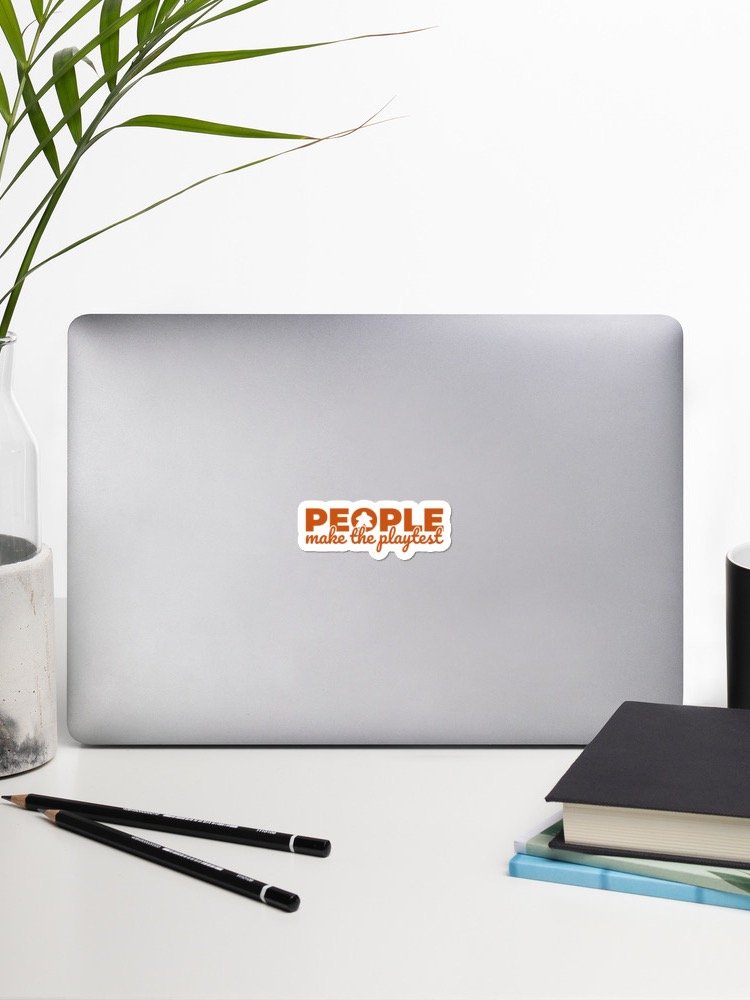 Little Meeple Orange PMTP Vinyl Sticker product image (2)