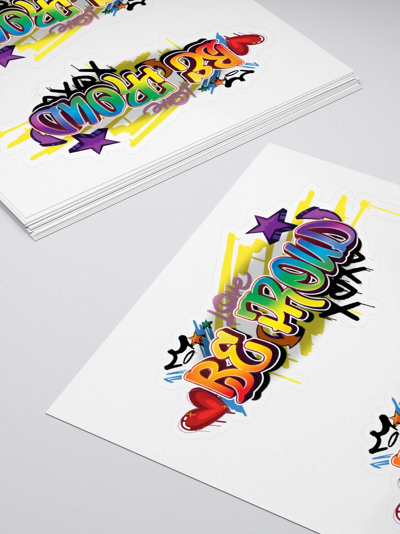 Be Proud Sticker Sheet product image (4)