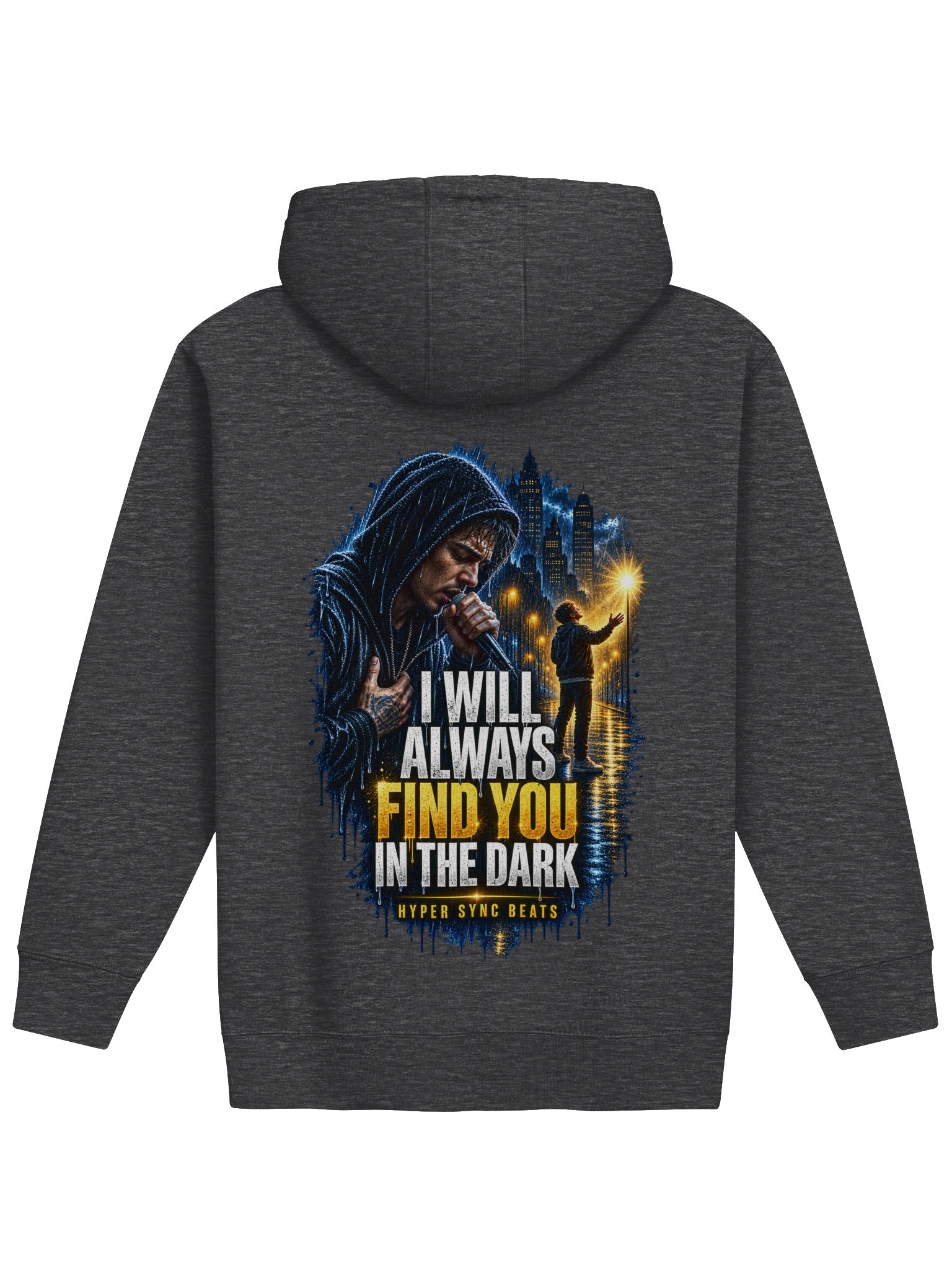 I Will Always Find You in the Dark—Hyper Sync Beats Premium Graphic Hoodie product image (1)