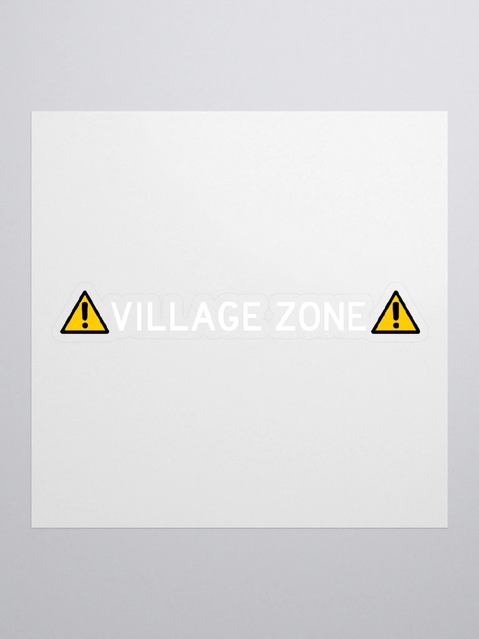 Village Zone Sticker product image (2)
