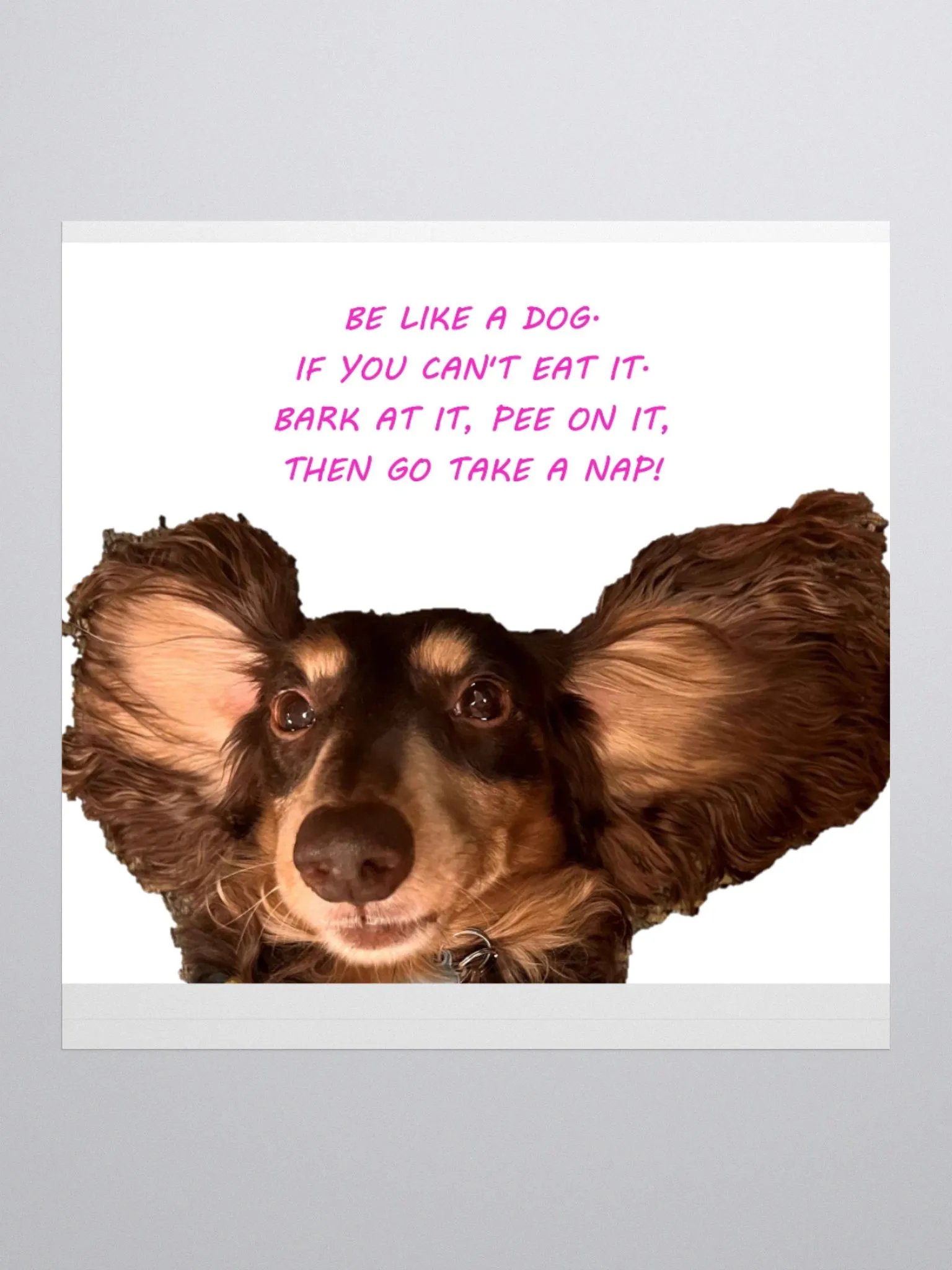 WHITE BE LIKE A DOG product image (4)