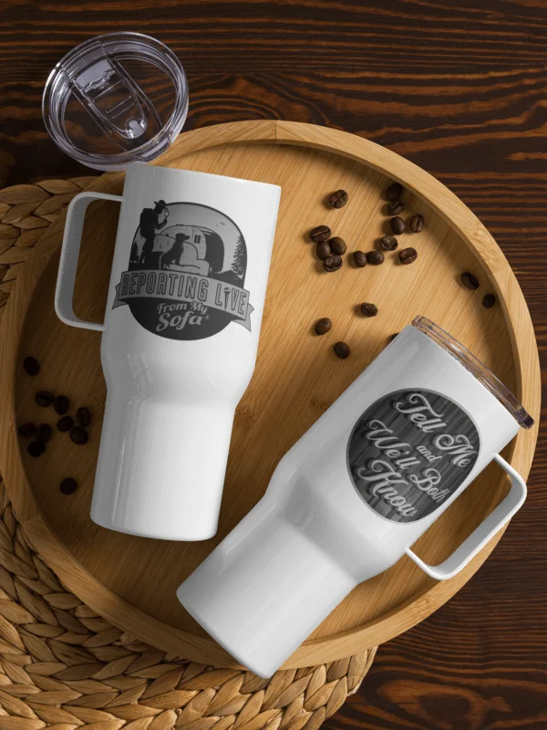 Tell Me and We’ll Both Know Travel Mug product image (10)