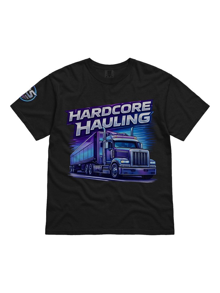 Hardcore Hauling Semi-Truck T-Shirt product image (1)