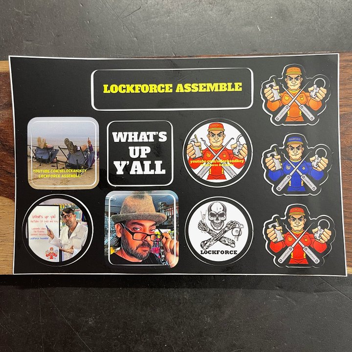 LockForce Sticker Sheet product image (1)