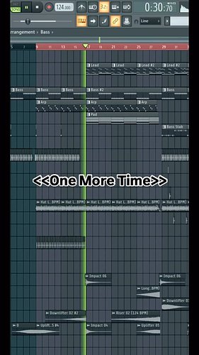 One more time 😊 #onemoretime #fyp #flstudio #producer #ableton #project