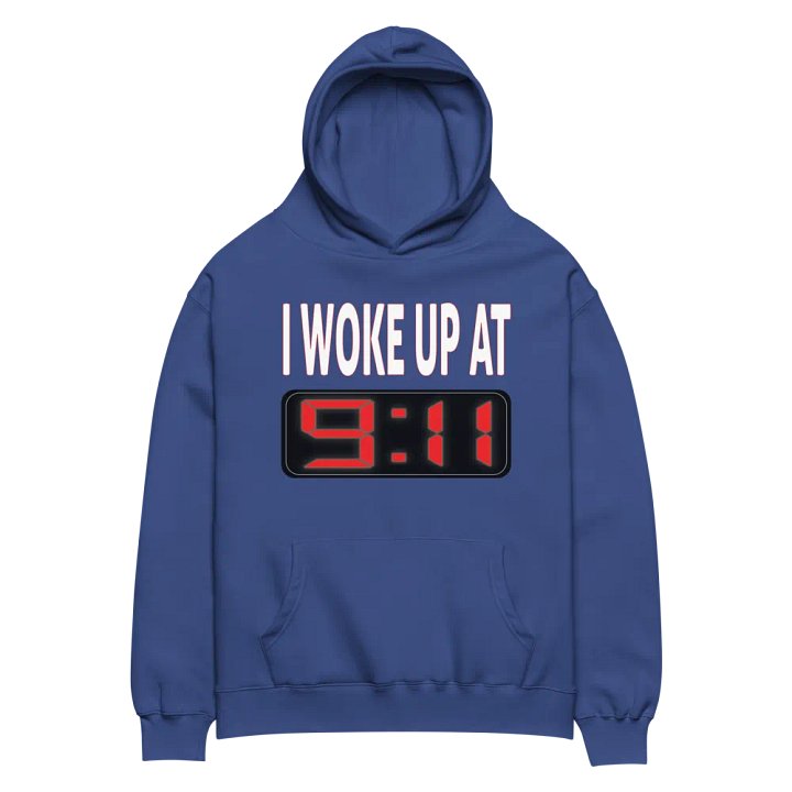 I Woke Up At 9:11 - Unisex Premium Oversized Hoodie product image (6)