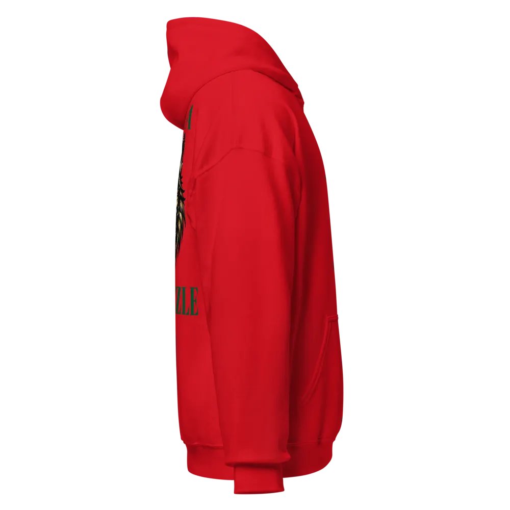 SIGMA DRIZZLE WOLF HOODIE (RED) product image (4)