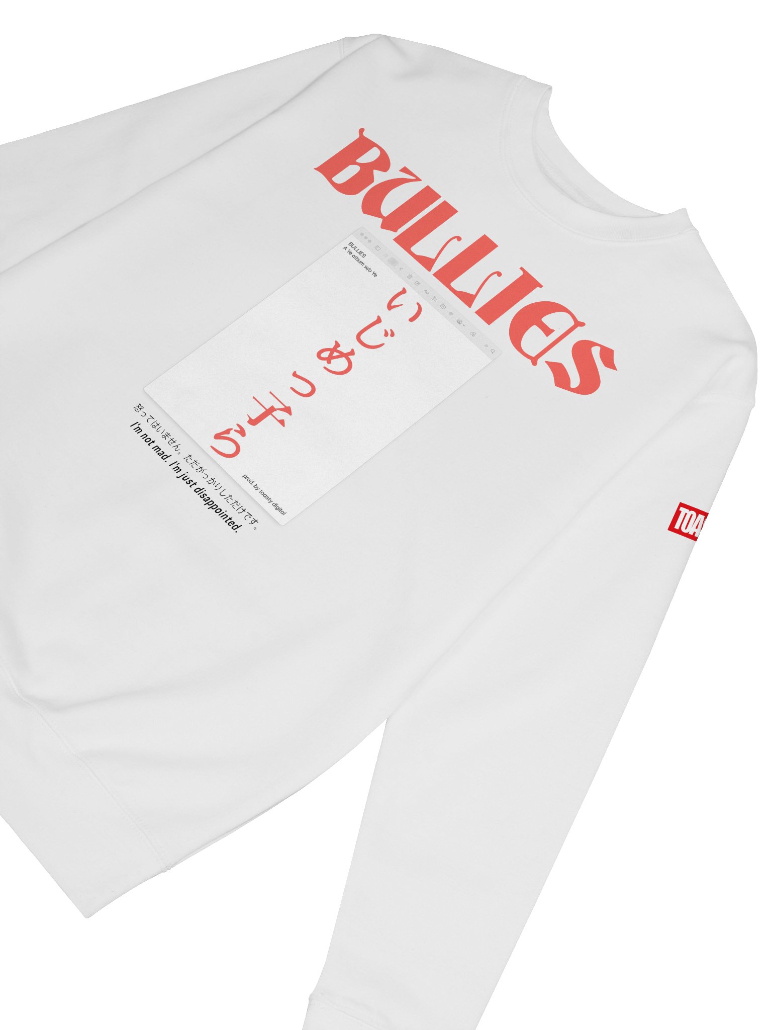 BULLIES WHITE CREWNECK product image (6)