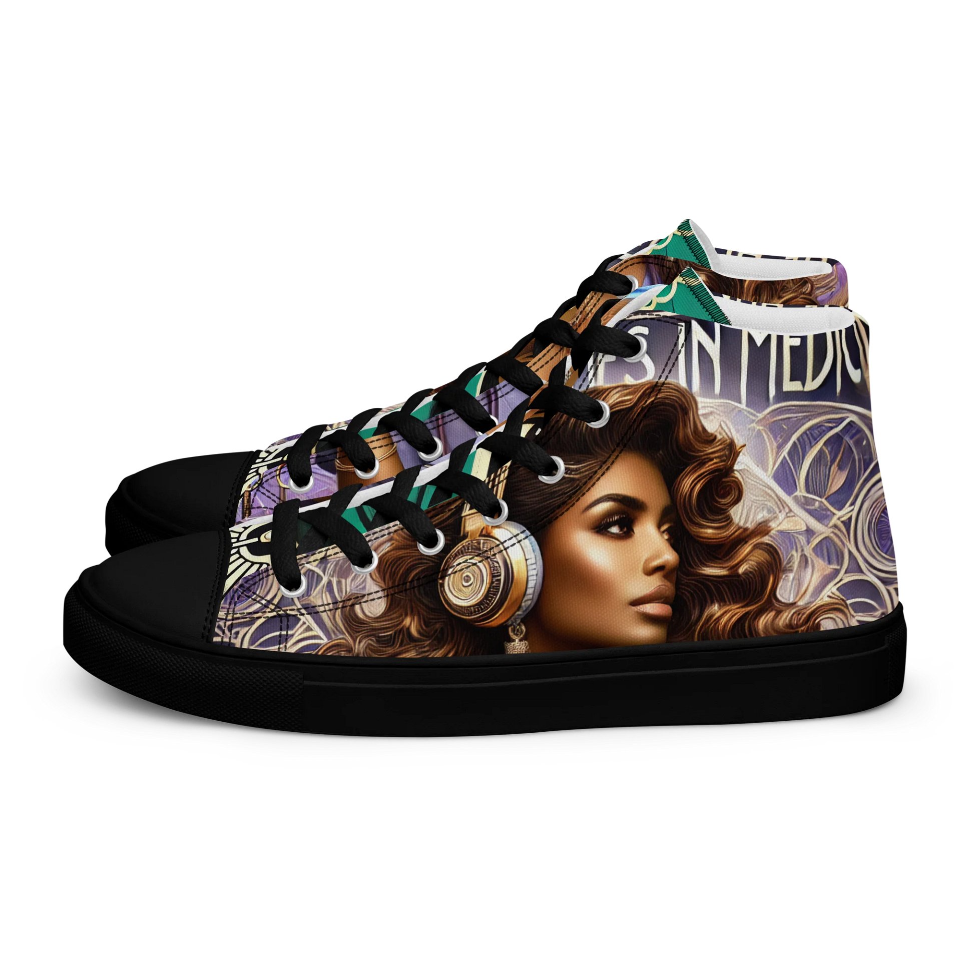Humanities In Medicine Lovely Lavender Lady Custom Curated High Top Shoes product image (1)