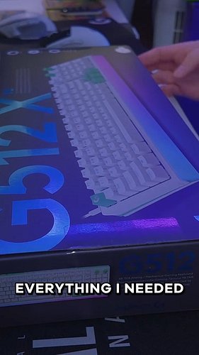 This @logitechg G512 X 98 Keyboard Should NOT Be This Beautiful! 😍 

We've done the unboxing and instantly knew this thing wa...