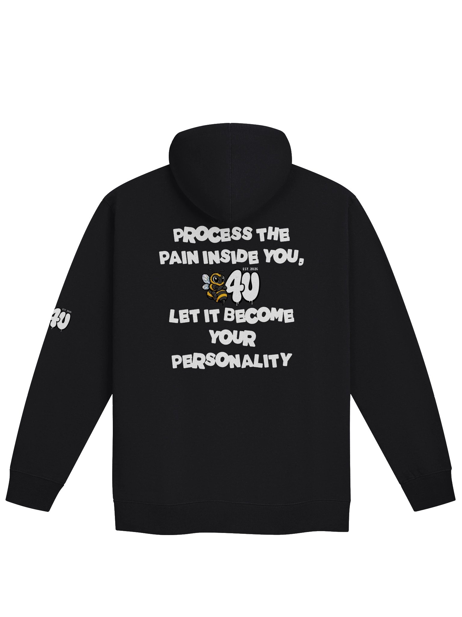PROCESS THE PAIN FLEECE ZIP-UP HOODIE product image (7)